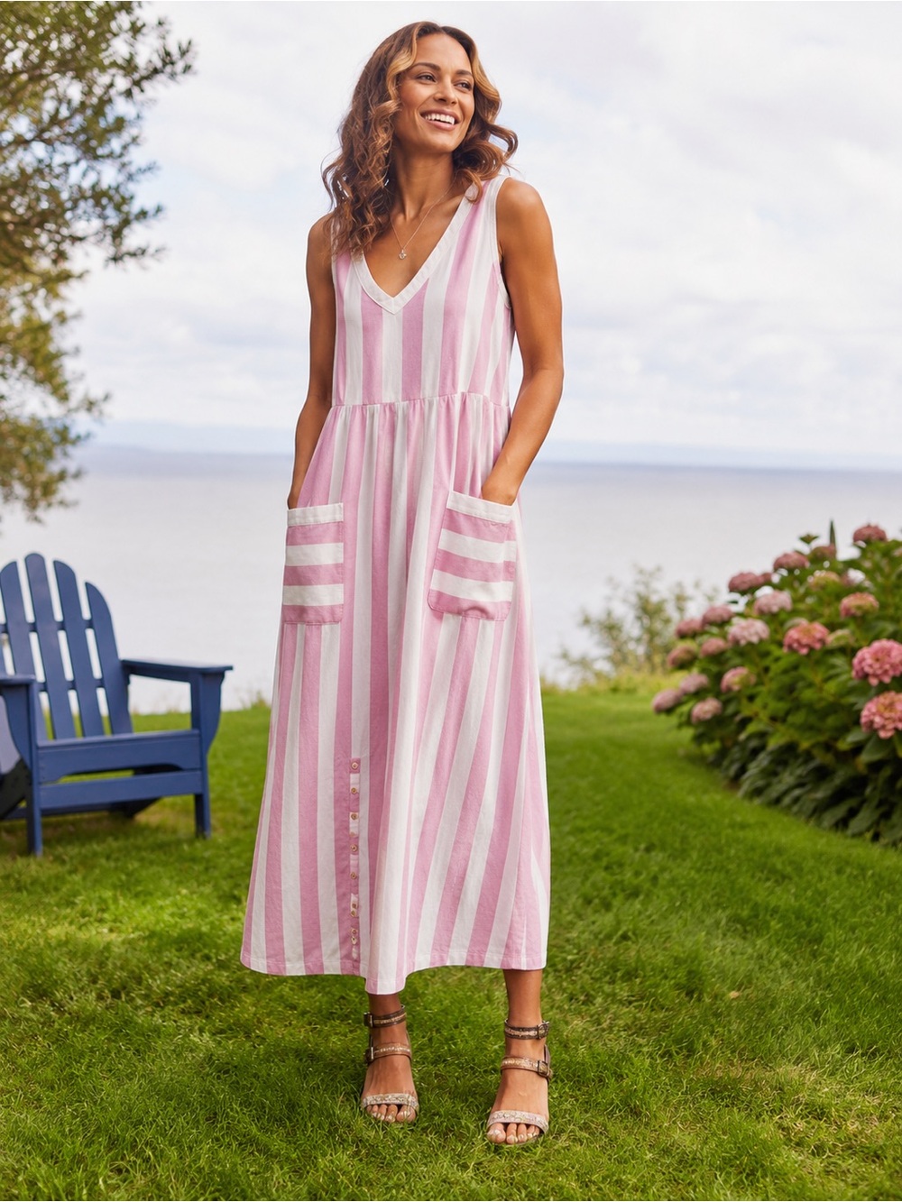 April Cornell Nantucket striped dress